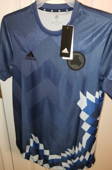 AdidasTAN Advanced Jersey Blue Men's Small - Picture 1 of 3